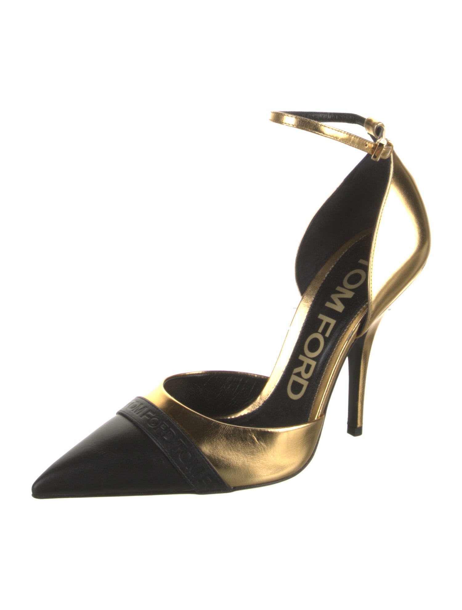 Tom Ford Leather D'Orsay Pumps
